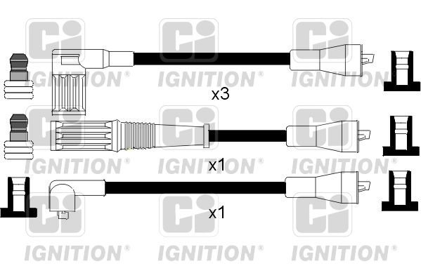 QUINTON HAZELL Комплект проводов зажигания XC181